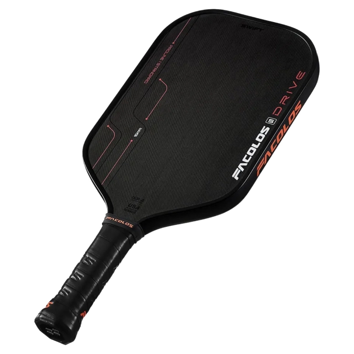 6 vợt pickleball facolos drive swift 'burn orange'