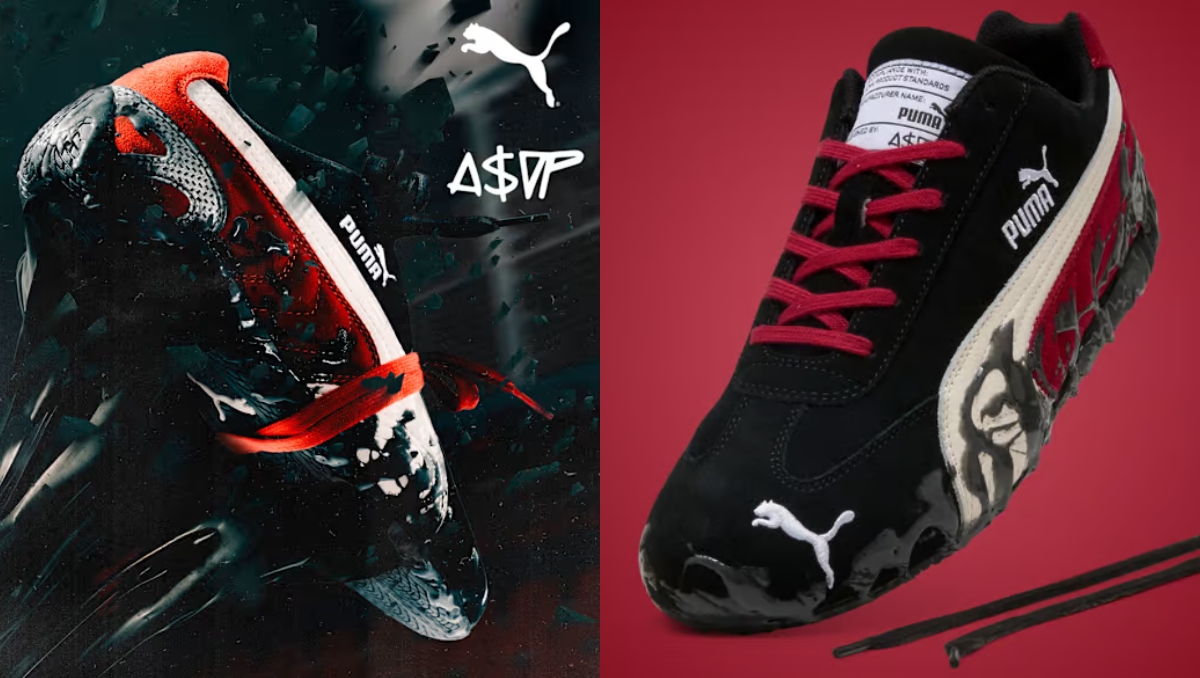 a$ap rocky x puma – bản collab speedcat phủ đầy goop a$ap rocky x puma – bản collab speedcat phủ đầy goop