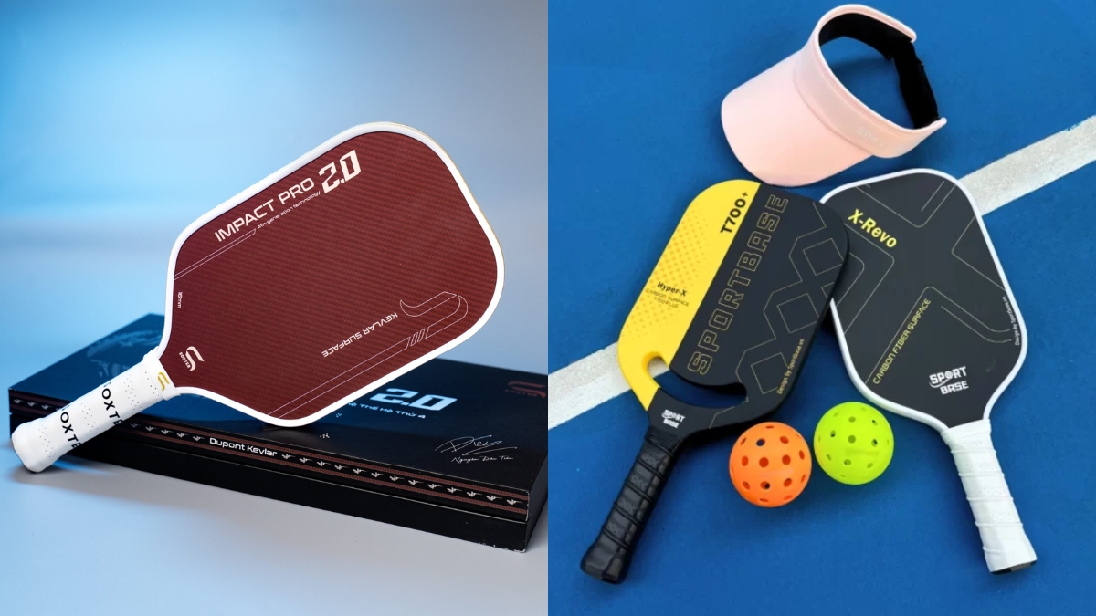 sự khác biệt giữa vợt pickleball sợi carbon và kevlar