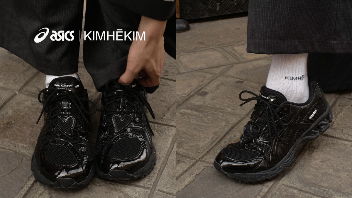 kimhēkim x asics gel-nimbus 10.1: bộ sưu tập đơn sắc kimhēkim x asics gel-nimbus 10.1: bộ sưu tập đơn sắc