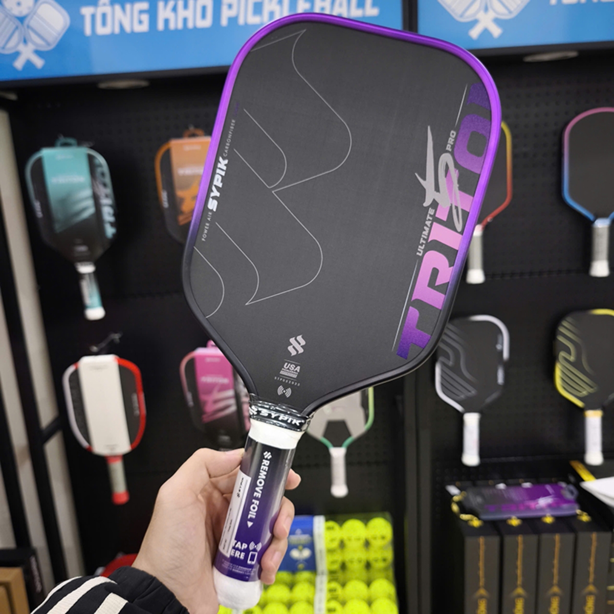 vợt pickleball sypik pro tour ultimate triton 5 tím (2) vợt pickleball sypik pro tour ultimate triton 5 tím