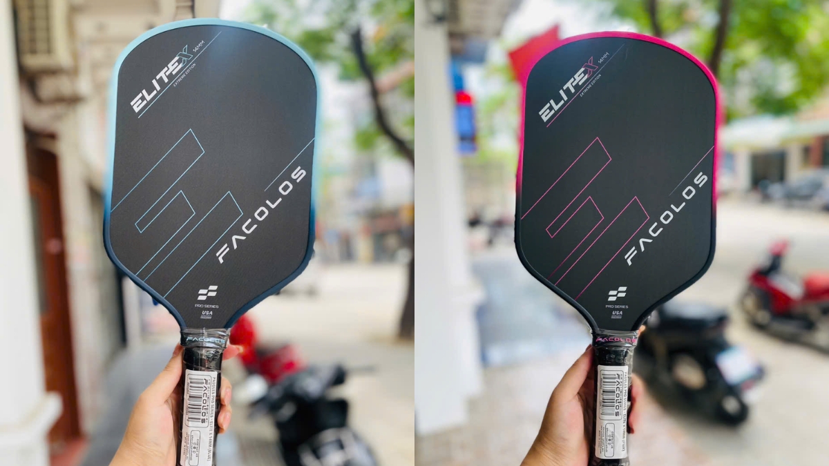 review facolos elite x: cú đấm "kiểm soát" từ anh chú pickleball