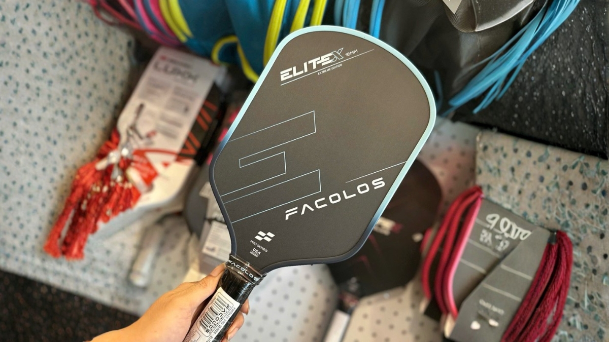 review facolos elite x: cú đấm "kiểm soát" từ anh chú pickleball