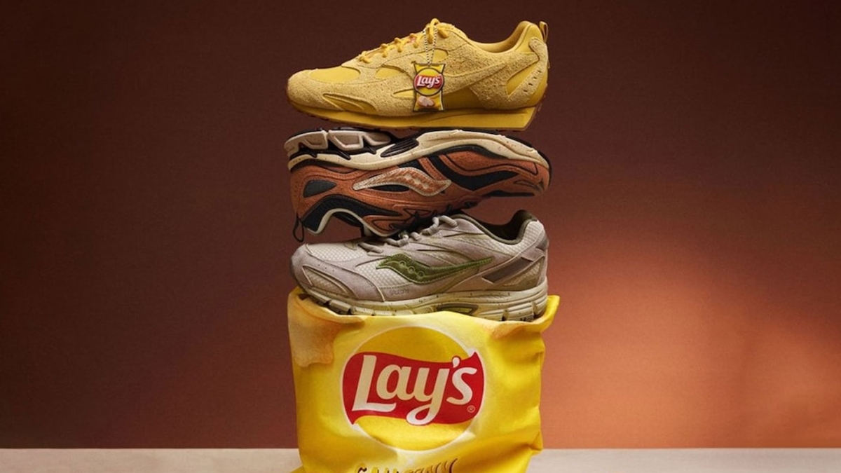 sự kết hợp táo bạo giữa lay's và saucony