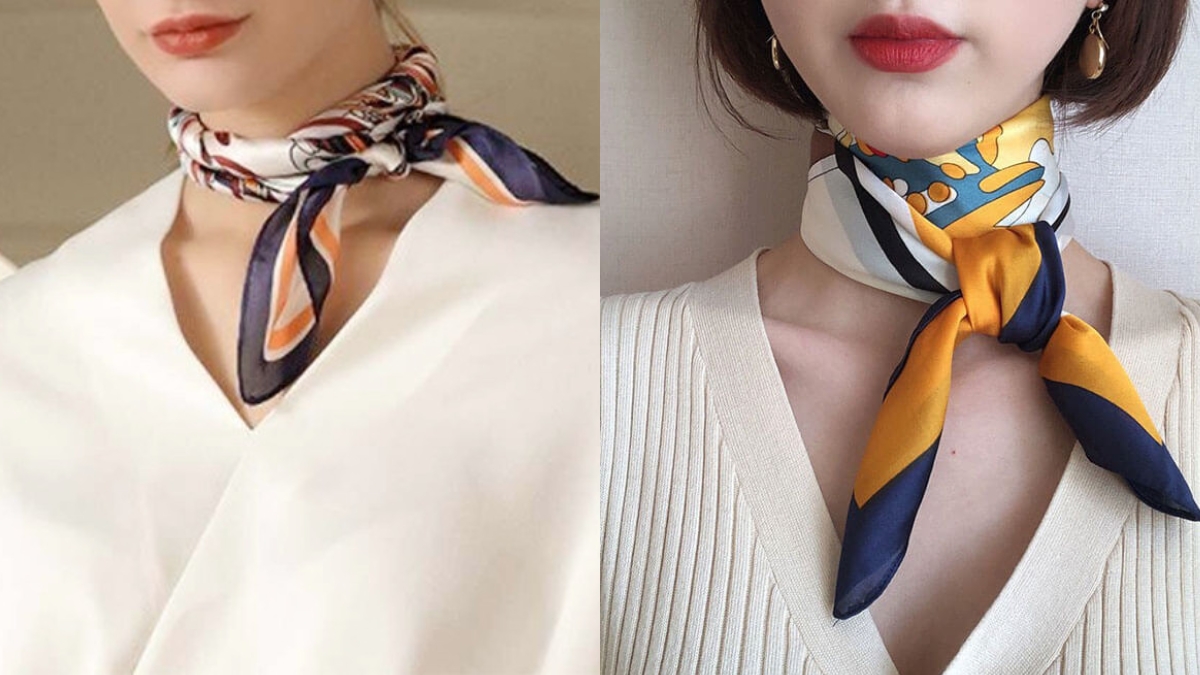 8 cách thắt khăn quàng cổ đẹp, tinh tế cho mọi phong cách