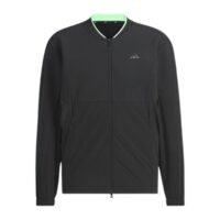 áo khoác gió golf adidas windproof khoá kéo nam 'black' jm9545
