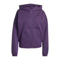 áo hoodie adidas future icons khoá kéo nữ 'aurora plum' jx0441