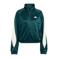 áo khoác nỉ adidas stadium 3 sọc nữ 'aurora ivy/off white' jw0528