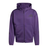áo hoodie adidas z.n.e. khoá kéo nam 'aurora plum' kb7124