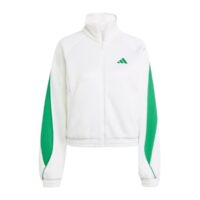 áo khoác nỉ adidas stadium nữ 'white/green' jw0526