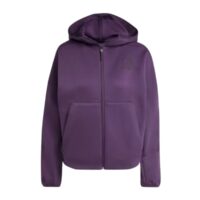 áo hoodie adidas z.n.e. khoá kéo nữ 'aurora plum' kc4569