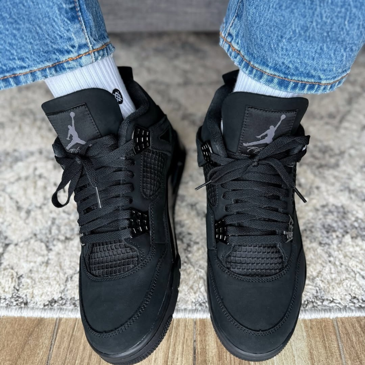 3 giày air jordan 4 'black cat' fv5029-010