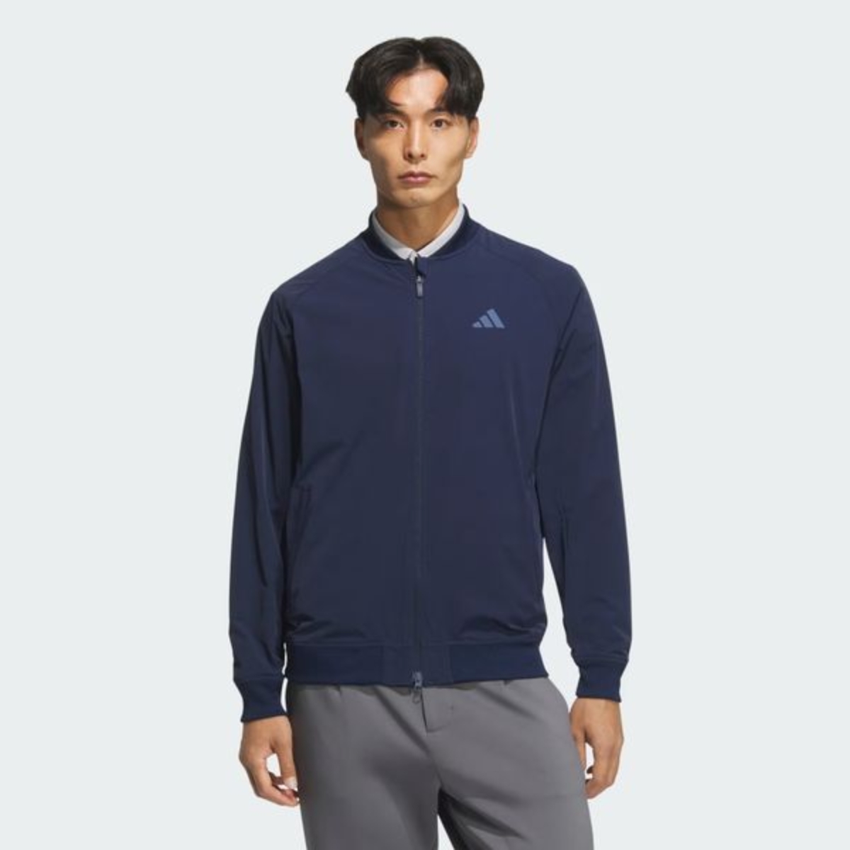 3 áo khoác golf adidas ult365 full zip nam 'collegiate navy' jm2939