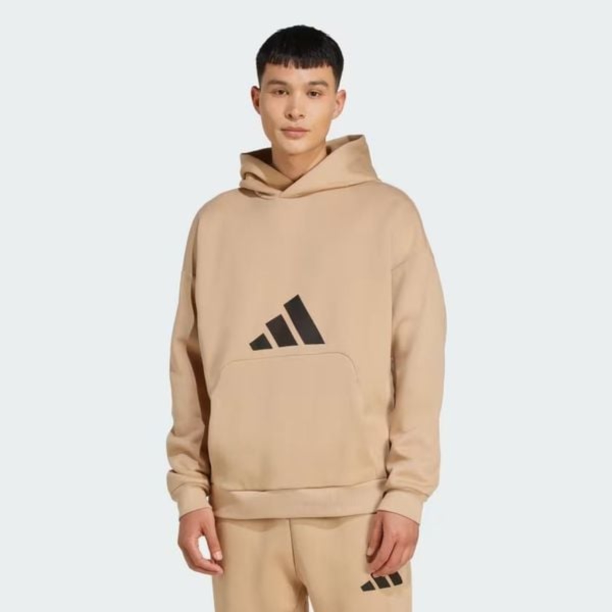 3 áo hoodie adidas future icons nam 'warm sandstone' jw7168