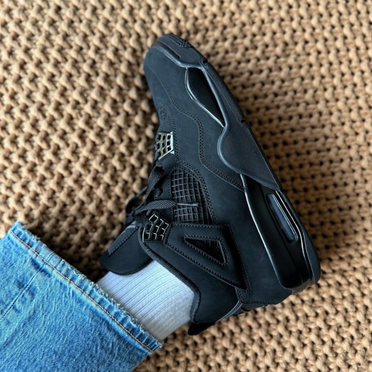 4 giày air jordan 4 'black cat' fv5029-010