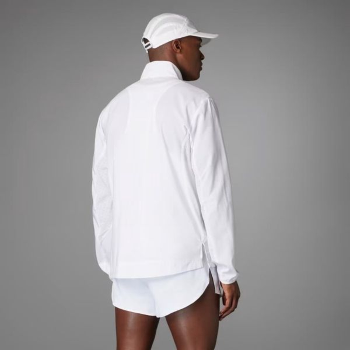 4 áo khoác chạy bộ adidas adizero essentials nam 'white' it7586