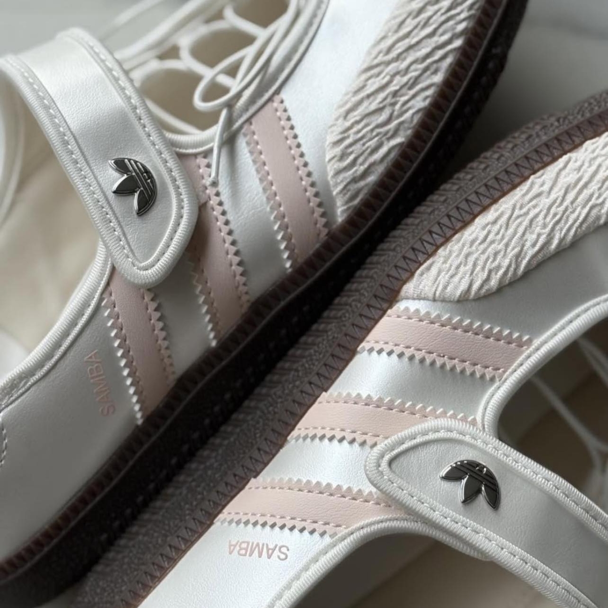 5 giày adidas samba ‘jane cloud white pink’ jr4482