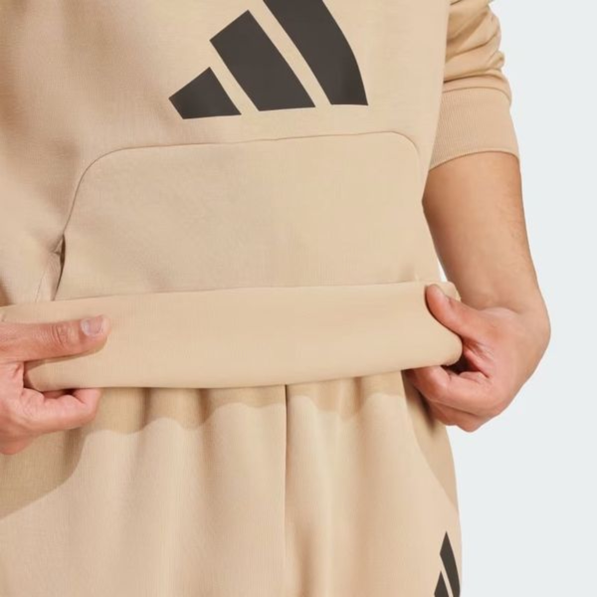 6 áo hoodie adidas future icons nam 'warm sandstone' jw7168