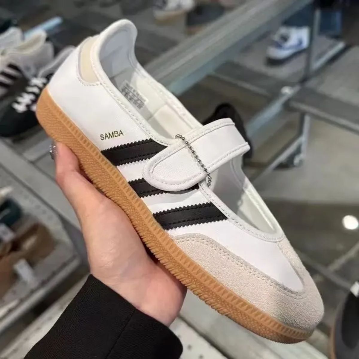 giày adidas samba jane ‘cloud white’ jr1402 (2) giày adidas samba jane ‘cloud white’ jr1402