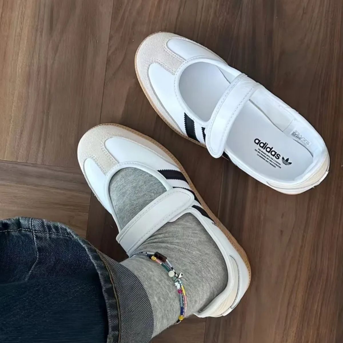 giày adidas samba jane ‘cloud white’ jr1402 (4) giày adidas samba jane ‘cloud white’ jr1402