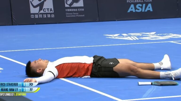 lý hoàng nam hạ số 2 pickleball thế giới gây địa chấn