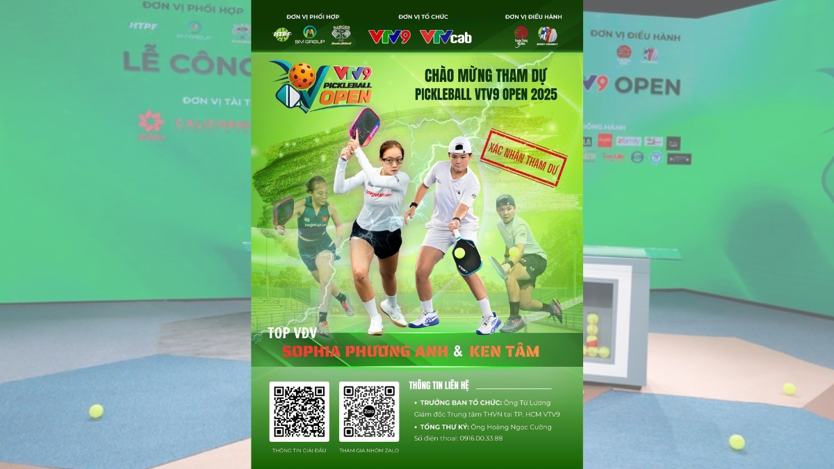 vtv9 pickleball open 2025: sự kiện đặc biệt bạn không thể bỏ lỡ