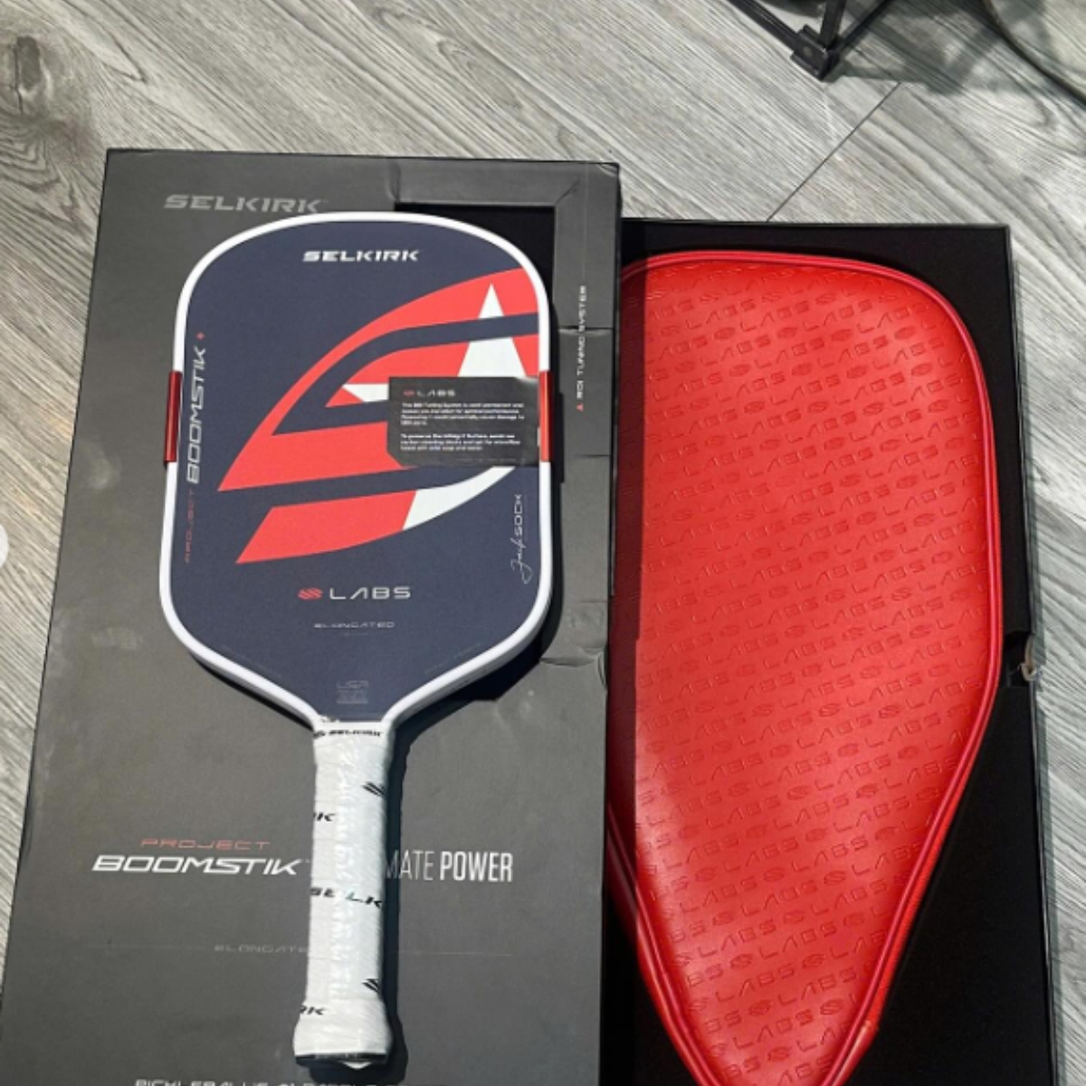 vợt pickleball selkirk boomstik jack sock limited edition ‘white red’ (3) vợt pickleball selkirk boomstik jack sock limited edition ‘white red’