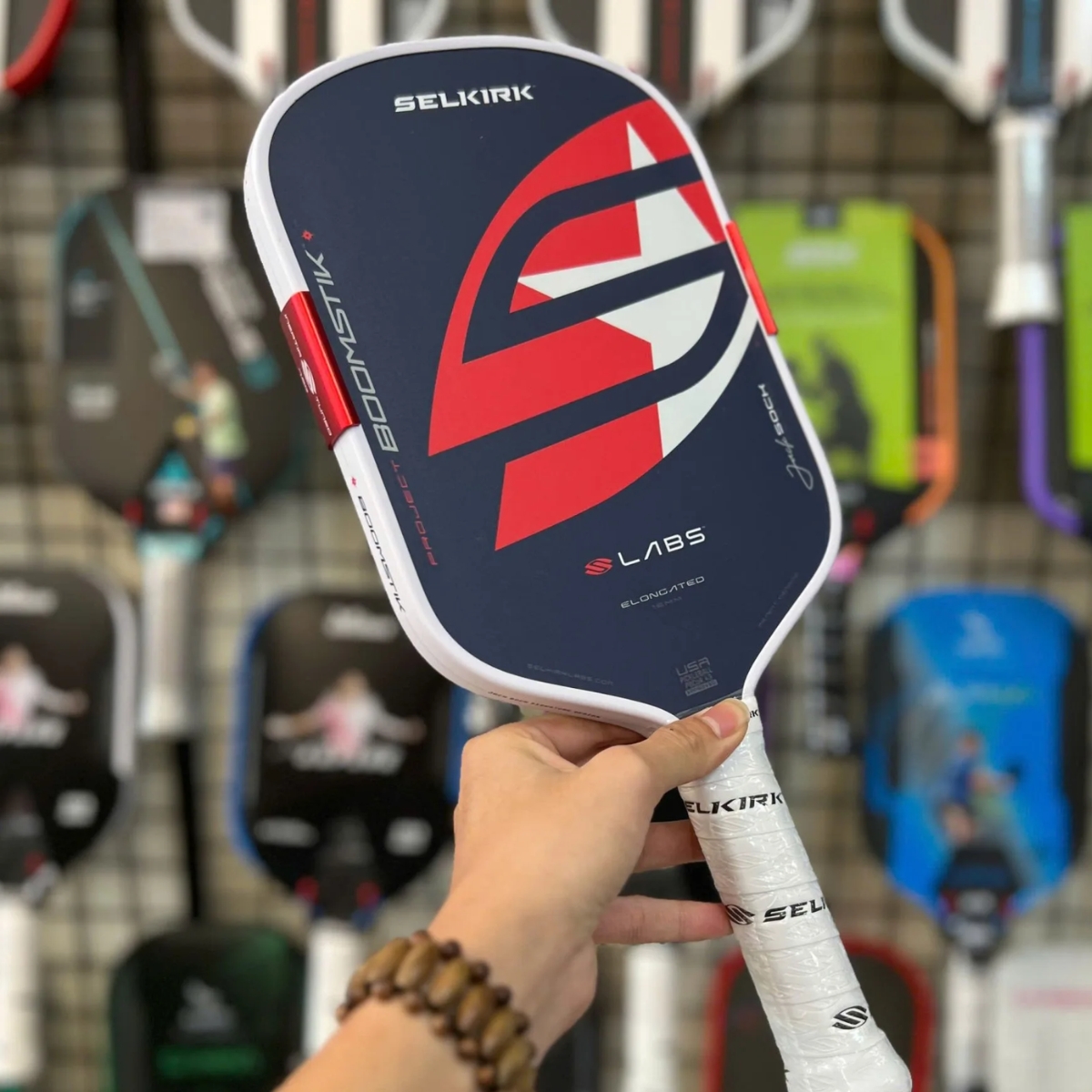 vợt pickleball selkirk boomstik jack sock limited edition ‘white red’ (4) vợt pickleball selkirk boomstik jack sock limited edition ‘white red’