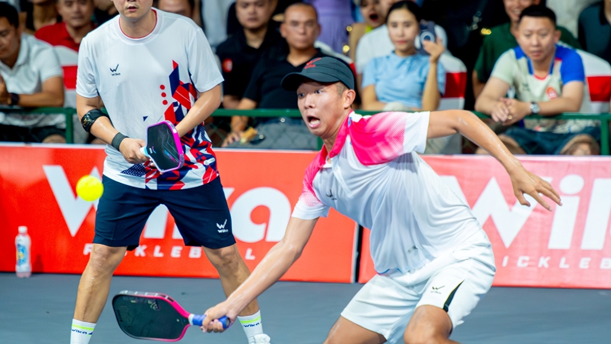 bão pickleball thi đấu tại đại hội thể thao toàn quốc 2026