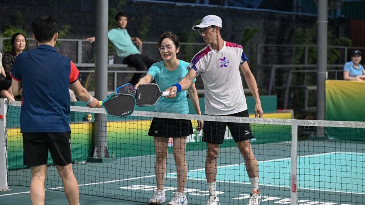 bão pickleball thi đấu tại đại hội thể thao toàn quốc 2026