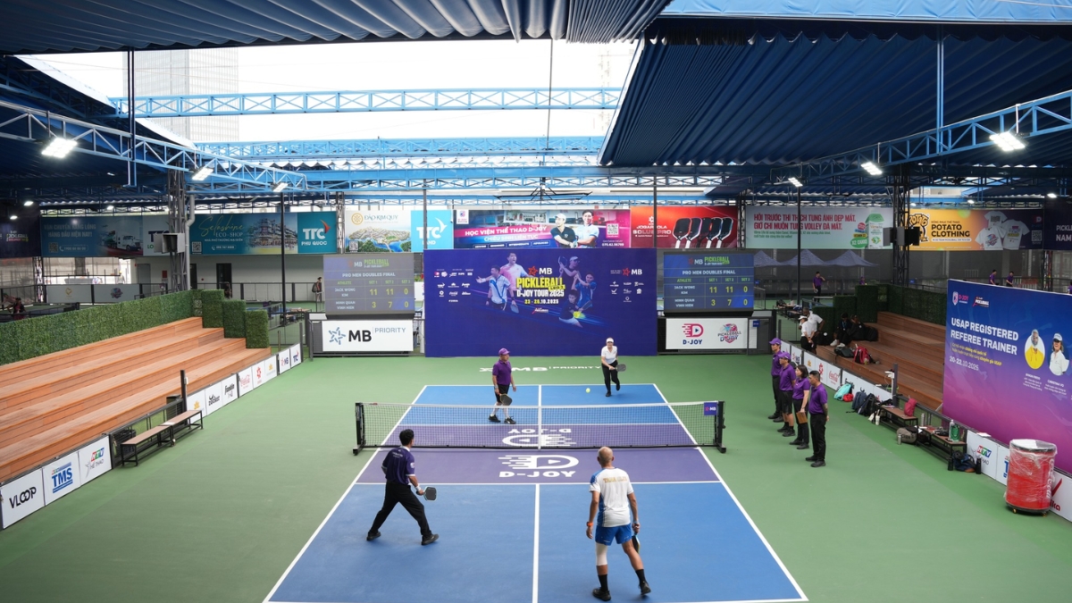 bão pickleball thi đấu tại đại hội thể thao toàn quốc 2026