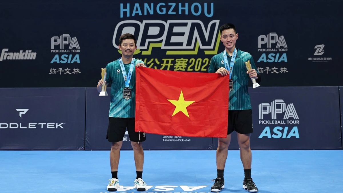 top 4 tay vợt pickleball việt nam xuất sắc nhất châu á ở nhóm 5