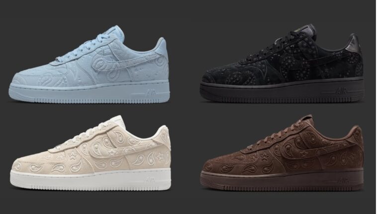 Giải mã sức hút bộ sưu tập Nike Air Force 1 Low Paisley