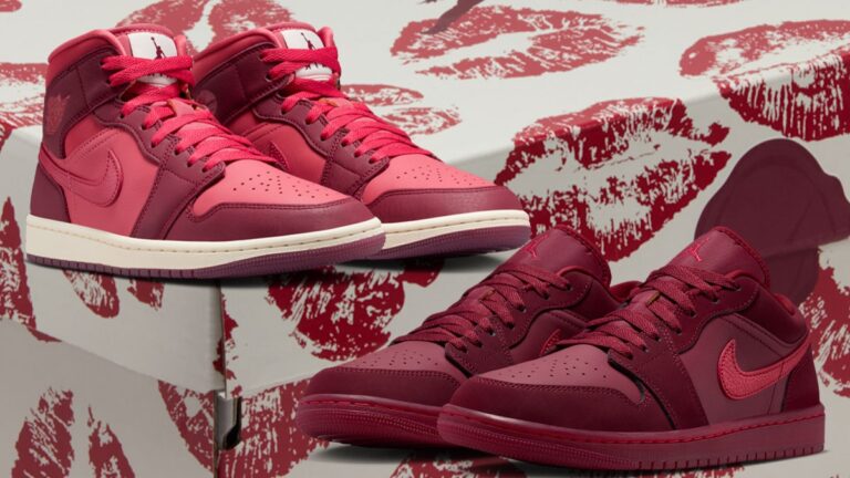 Bộ sưu tập giày Jordan 1 phiên bản Valentine