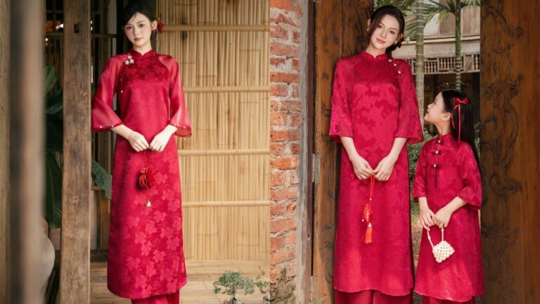 Những mẫu áo dài Tết được ưa chuộng nhất năm 2026
