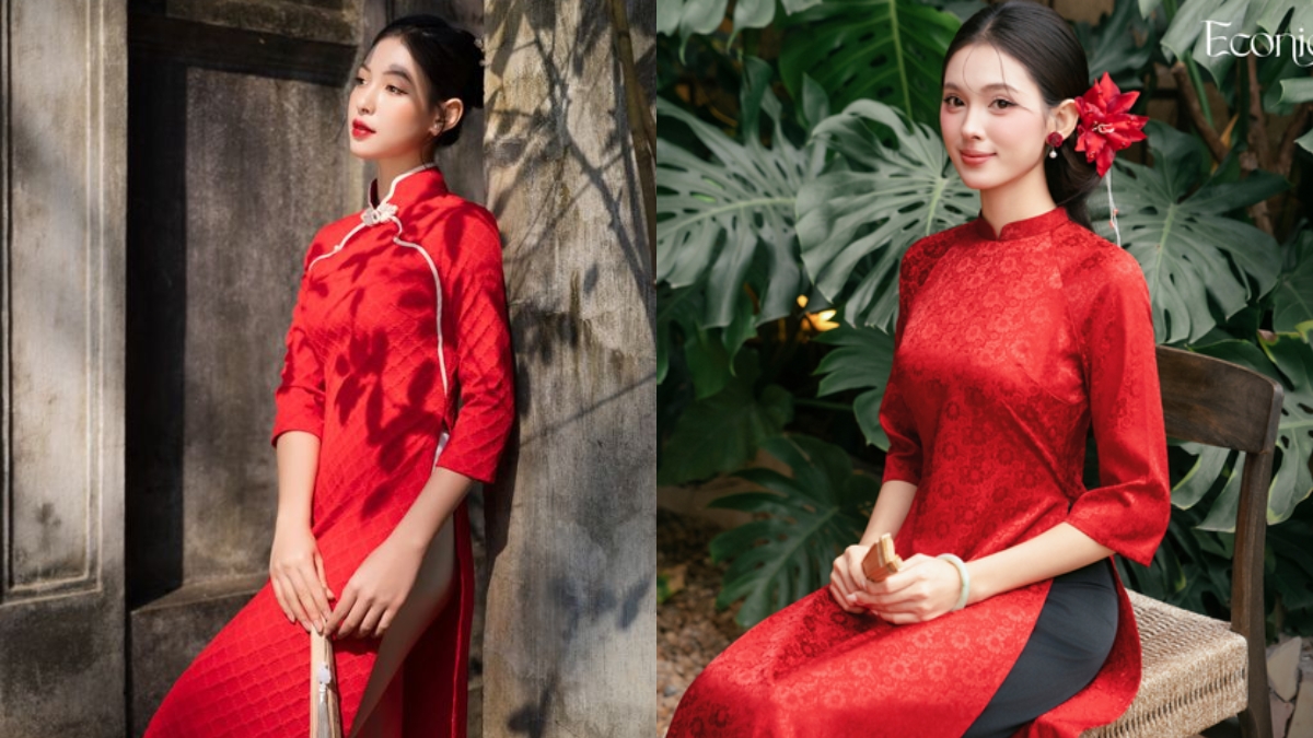 Những mẫu áo dài Tết được ưa chuộng nhất năm 2026