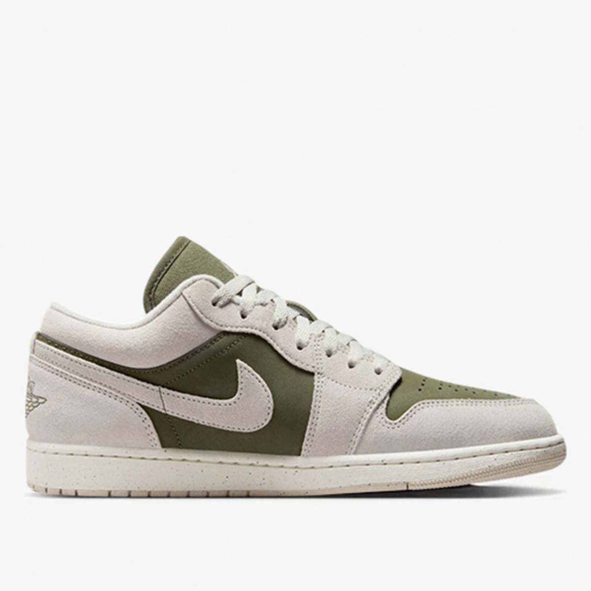 5 giày nike air jordan 1 low se ‘medium olive sail’ hv4089-201