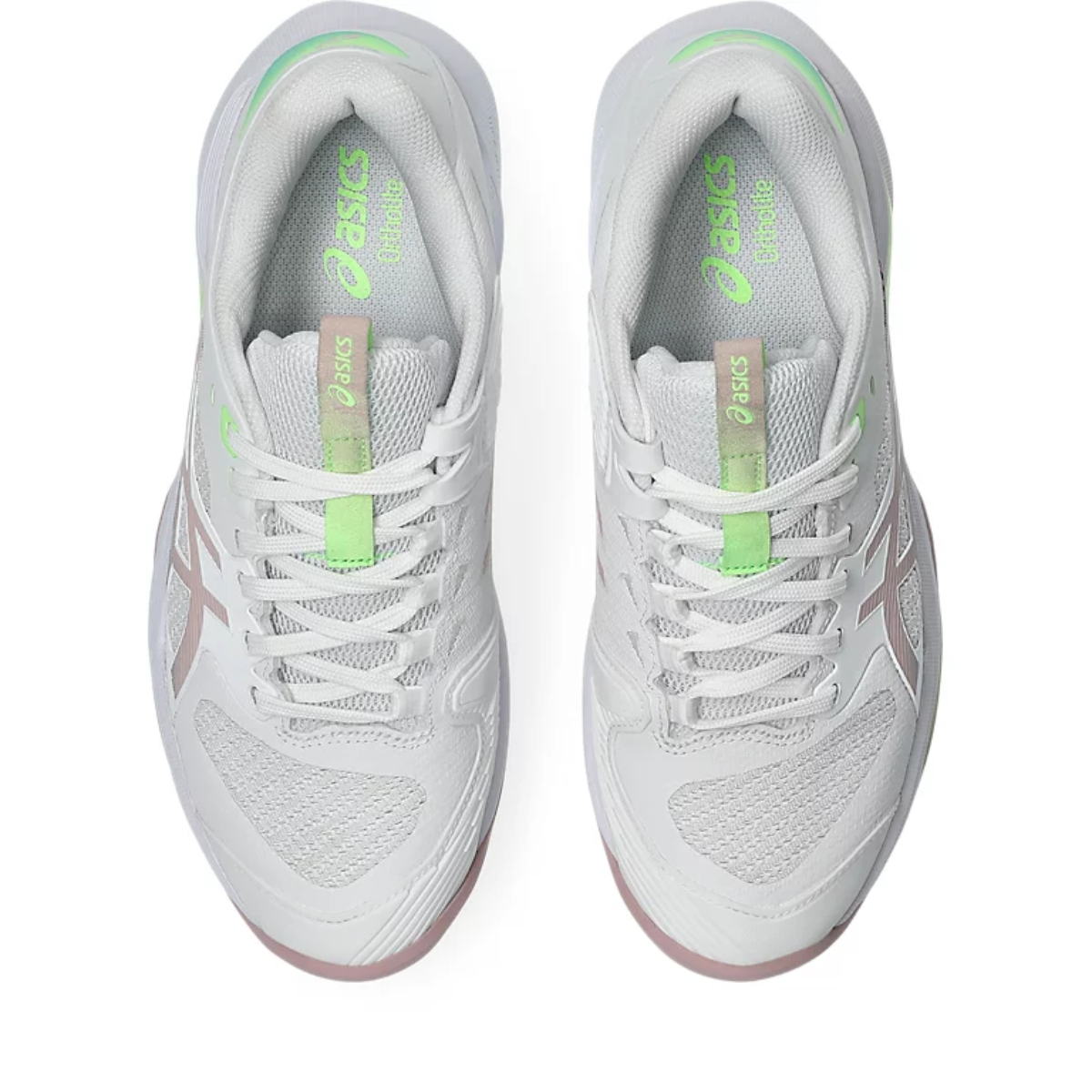 5 giày asics solution speed ff 4 ‘white/morganite’ 1042a307-100