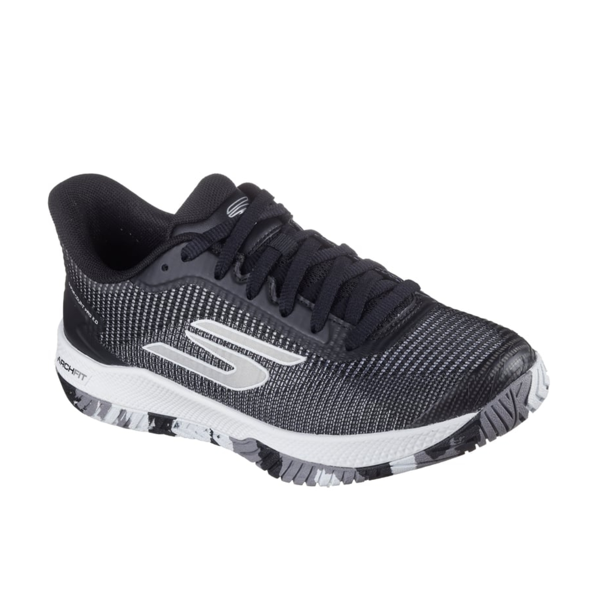 5 giày skechers viper court pro 2.0 ‘black/white’ 172109-bkw