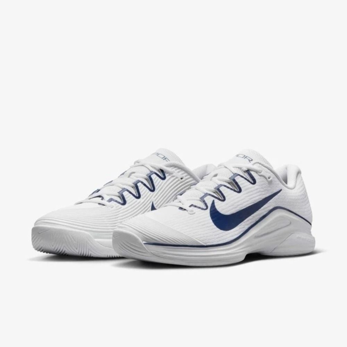 5 giày nike court air zoom vapor 12 hc ‘white midnight’ ib7168-100
