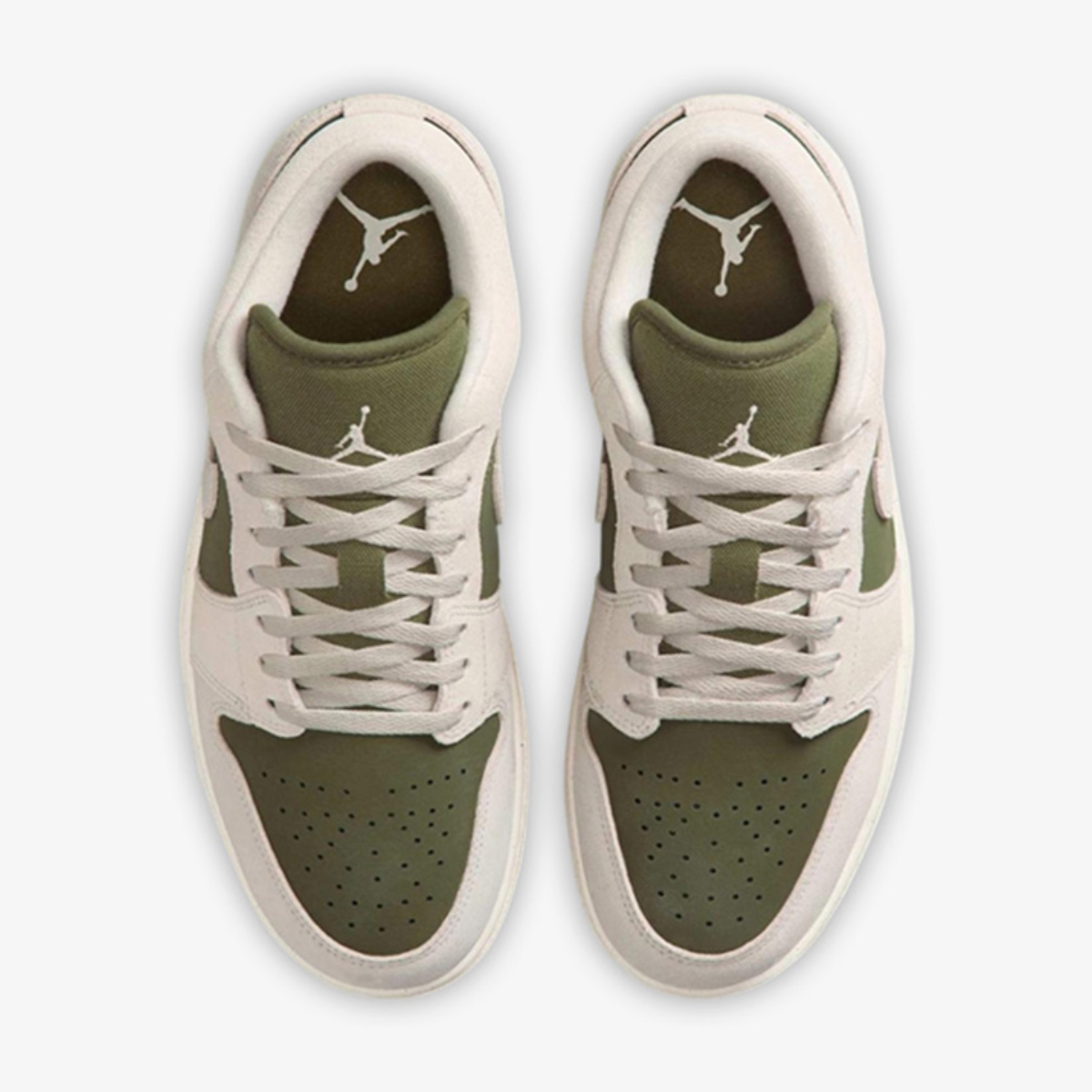 7 giày nike air jordan 1 low se ‘medium olive sail’ hv4089-201