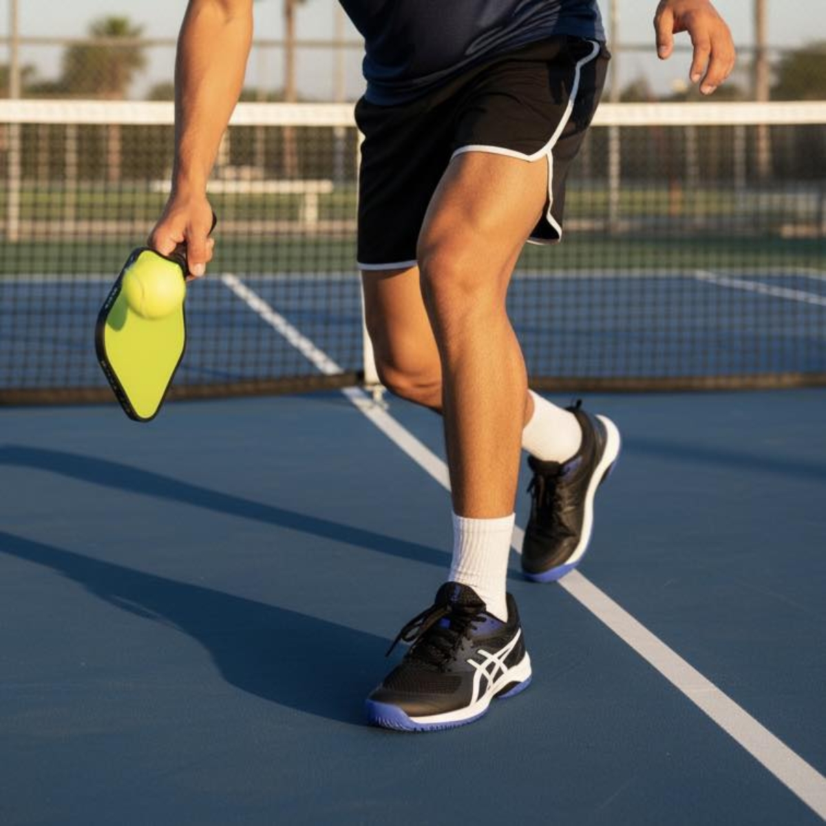 9 giày asics game ff ‘black/white’ 1041a489-001