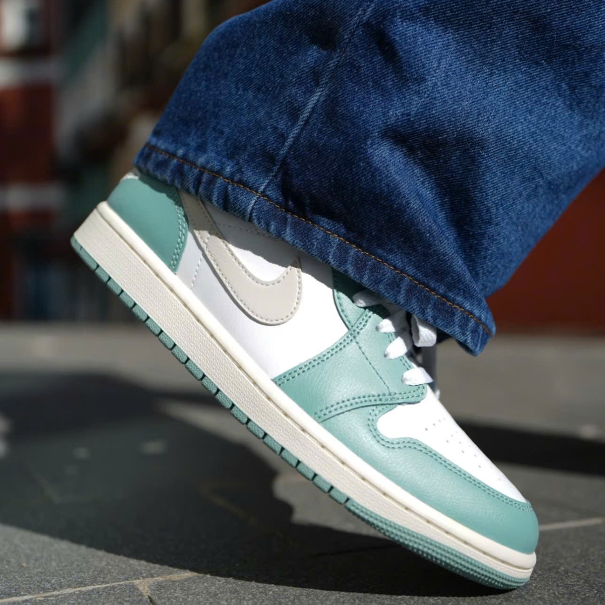 giày nike air jordan 1 low ‘white cannon’ dc0774-138 (3) giày nike air jordan 1 low ‘white cannon’ dc0774-138