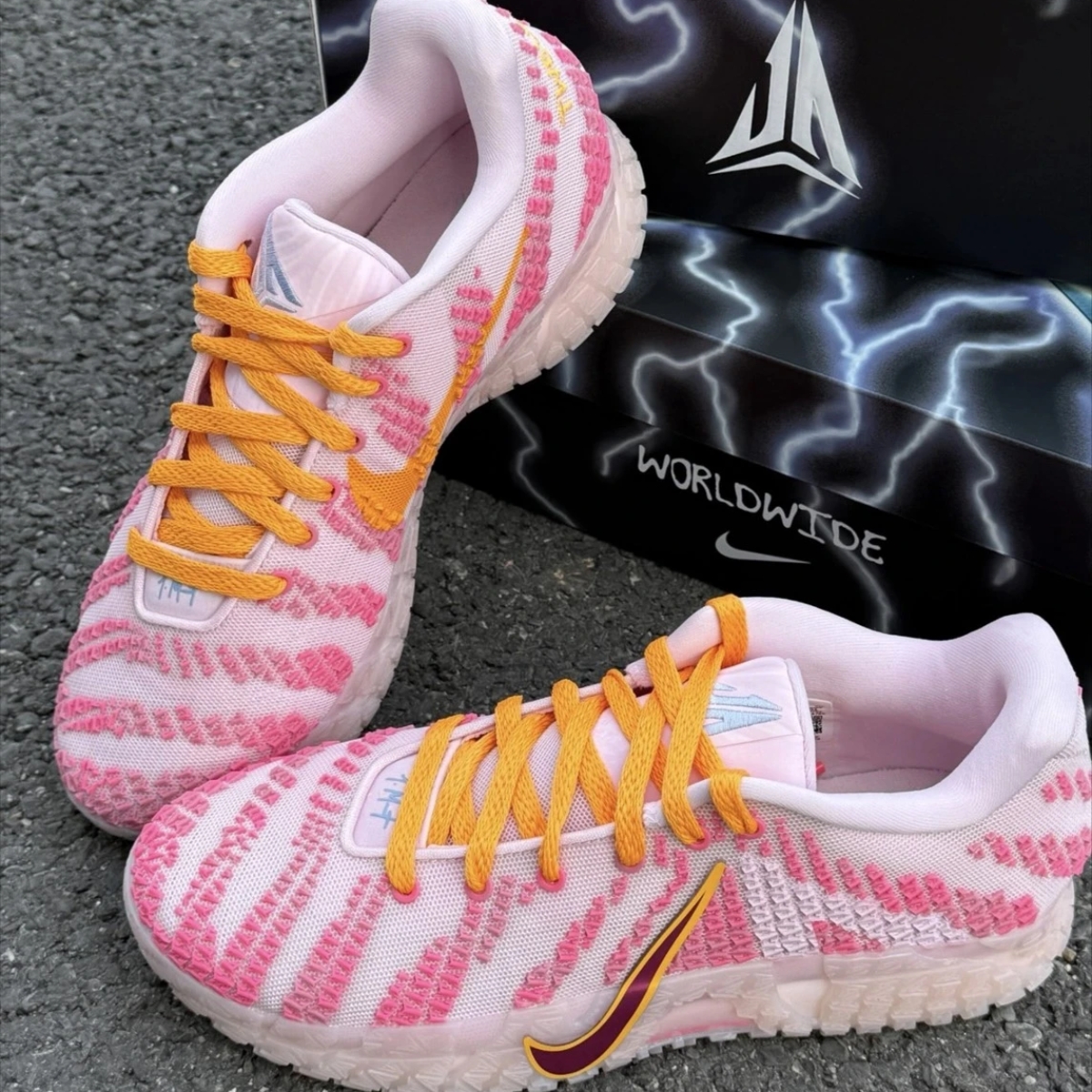 giày nike ja 3 ep ‘pink foam’ hf2794-601 (3) giày nike ja 3 ep ‘pink foam’ hf2794-601