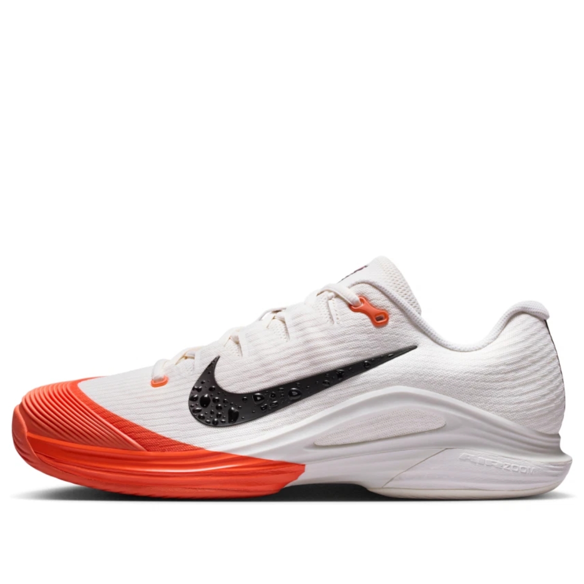 sd giày nike court air zoom vapor 12 hc ‘sail/turf orange' ib6555-100