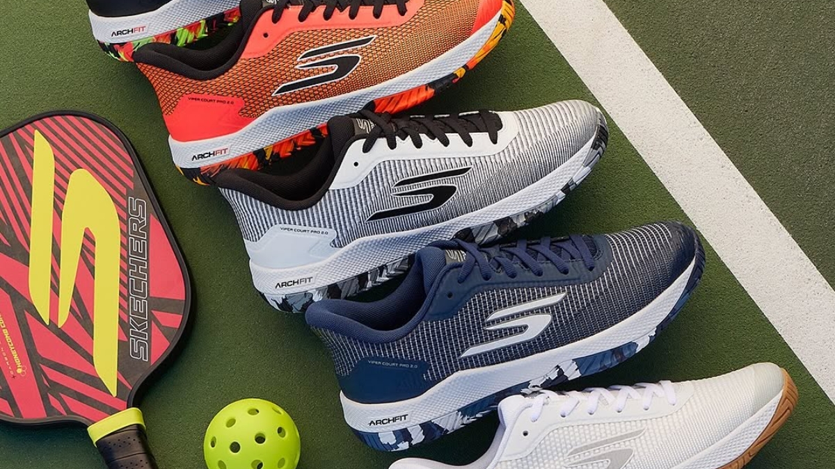 skechers viper court pro 2 vũ khí bảo vệ đôi chân trên sàn đấu