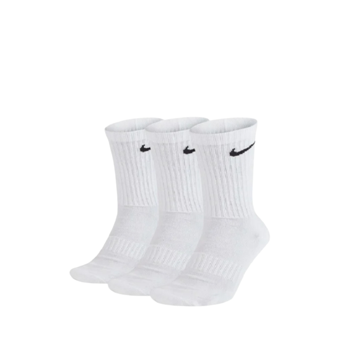 tất nike everyday cushioned training crew socks white sx7664-100 tất nike everyday cushioned training crew socks white sx7664-100