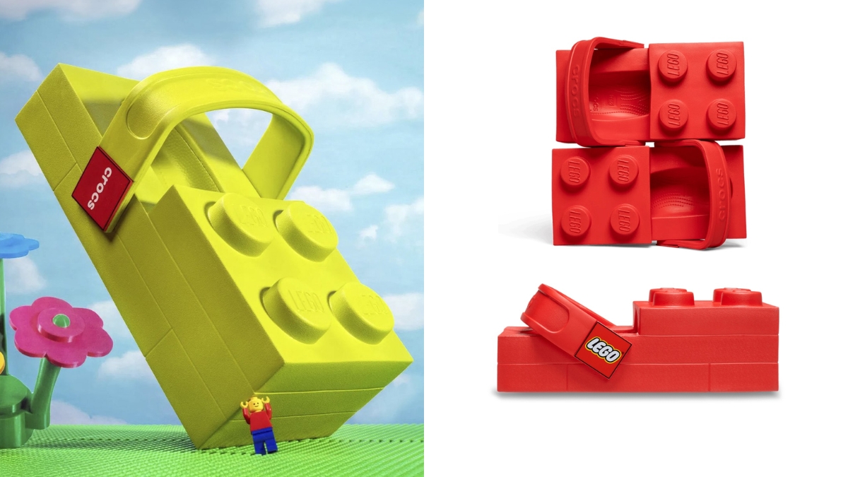 dép crocs phiên bản lego