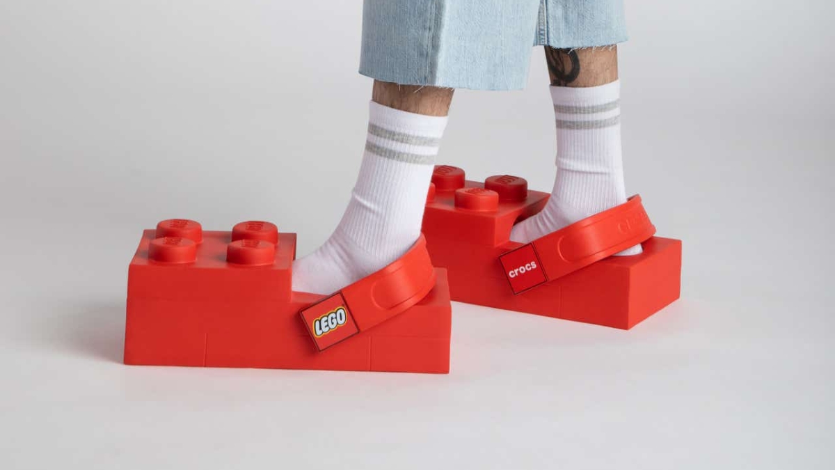 dép crocs phiên bản lego