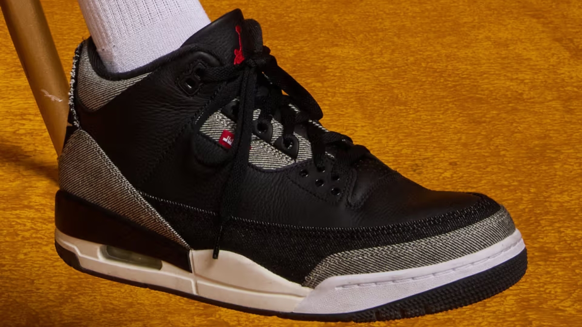 jordan x levi’s tái hiện jordan 3 với phối màu đỉnh